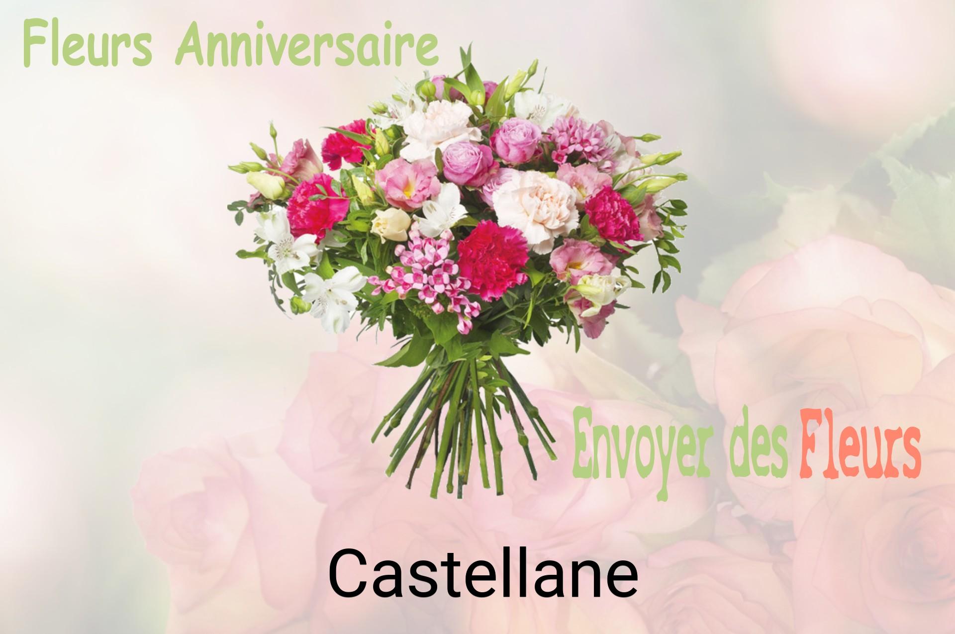 Bouquet de fleurs d’anniversaire livré à Castellane